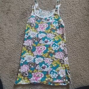 Floral tank top